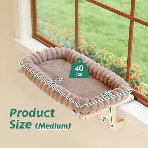 Zakkart SnugCloud Cat Perch for Windowsill