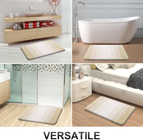 OLANLY Large Bathroom Rugs 50x30, Extra Soft Absorbent Microfiber Bath Rugs