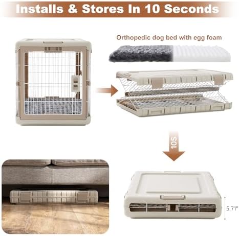 ZOMISIA Collapsible Dog Crate
