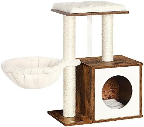 Feandrea Small Cat Tree for Kittens, Cat Condo