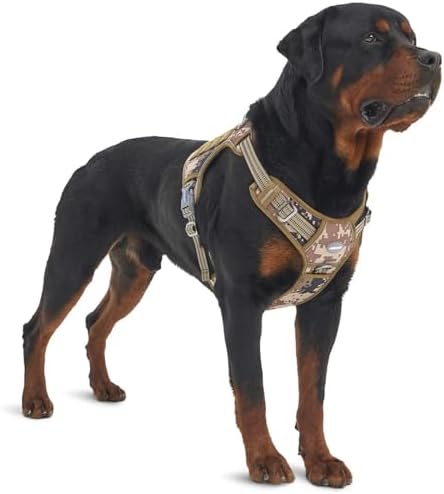 AUROTH Tactical Dog Harness for Extra Large Dogs, Heavy Duty No Pull Vest