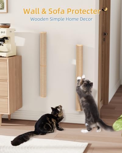 Aechonow 68" Wall Mounted Cat Scratcher