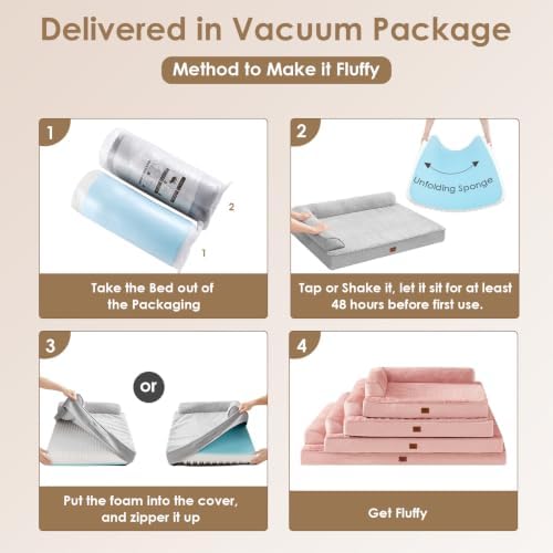 EHEYCIGA Large Dog Bed Memory Foam
