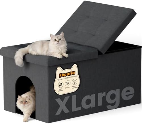 3-in-1 Cat Litter Box Enclosure