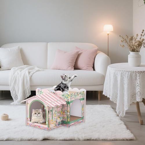 2 Story Cardboard Cat House