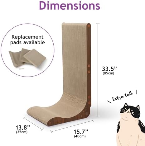 Necoichi Cardboard Cat Scratcher Wall