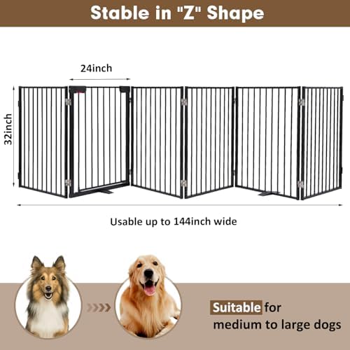 Metal Freestanding Dog Gates