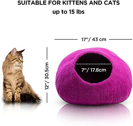 Luxurious Merino Wool Cat Cave