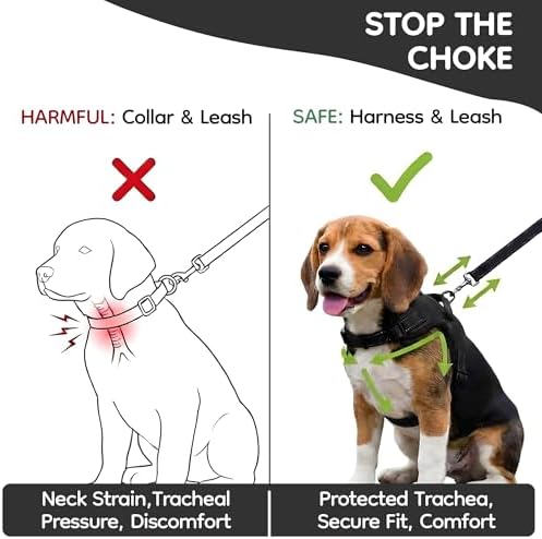 No Pull Reflective Adjustable Dog Harness