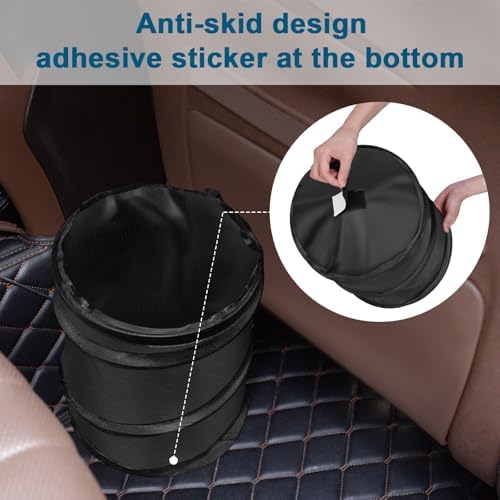 Car Trash Can, 4 Gallons Garbage Can, Collapsible Pop-Up Trash Bin