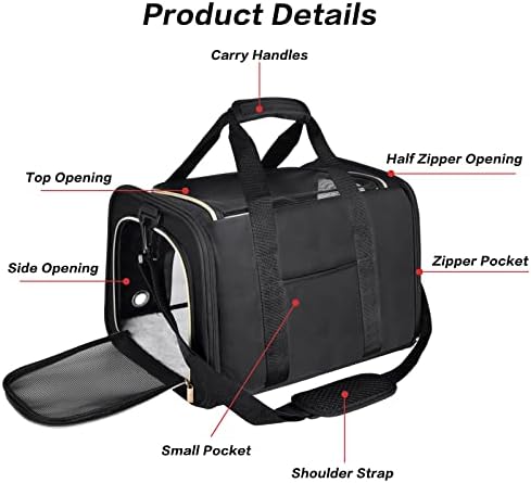 Petmolico Cat Carrier Soft-Sided Airline Approved