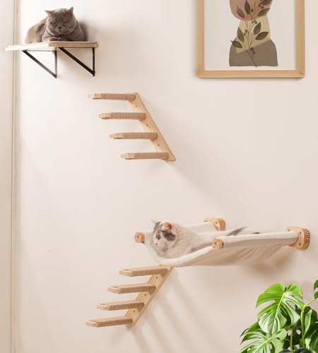 Cat Wall Shelves Set of 4,