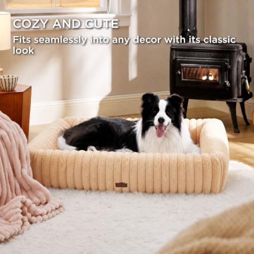 Bedsure ComfyFleece® Cute XL Dog Beds