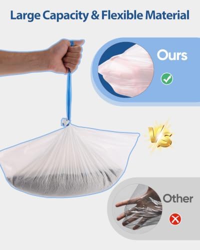 150 Count Drawstring Cat Litter Bags