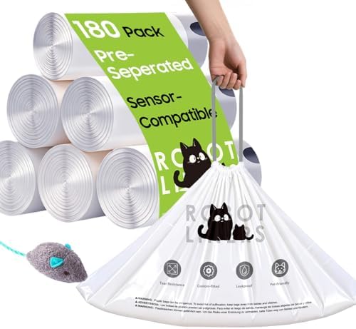 180 Pack Automatic Litter Box Bags Fit
