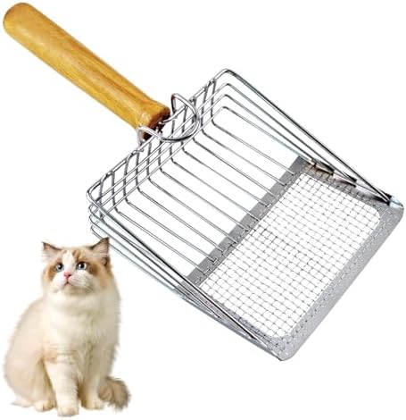 Stainless Steel Cat Litter Scoop, Cat Litter Scooper