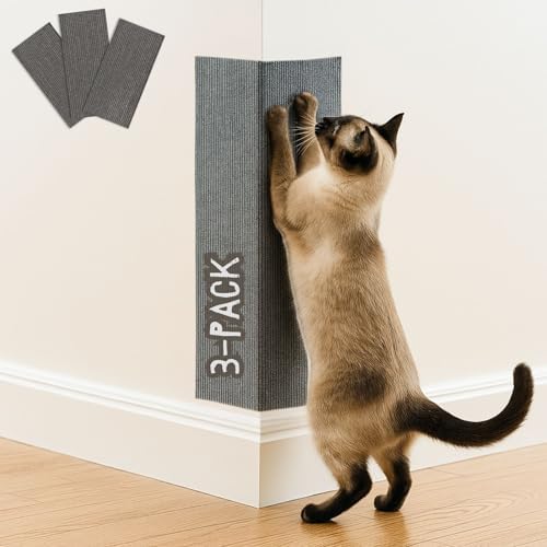 Cat Scratch Mat, 23.6’’ x 11.8’’ Cat Wall Corner Scratcher, Versatile