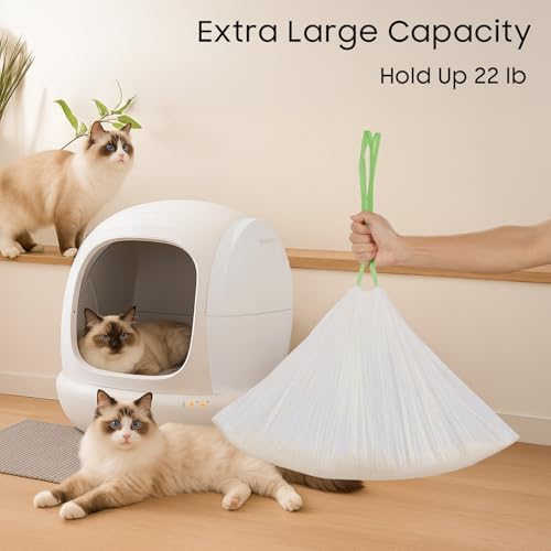 90 Count Cat Litter Bag Liners, Only Compatible