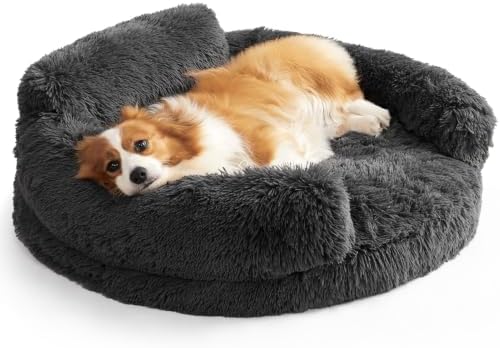 EHEYCIGA 30" Calming Donut Dog Bed