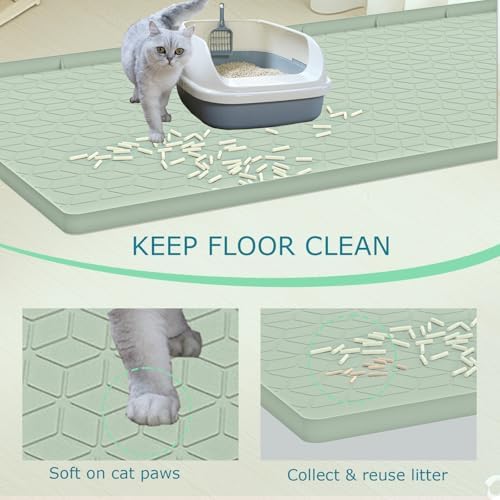 Cat Litter Mat, Silicone Large Cat Mat