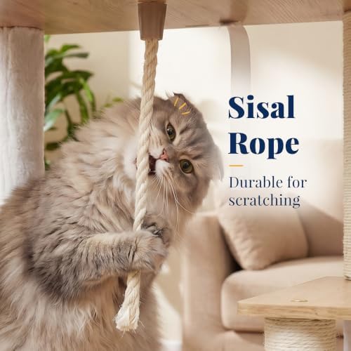 Hey-brother Wooden Cat Tree Tower
