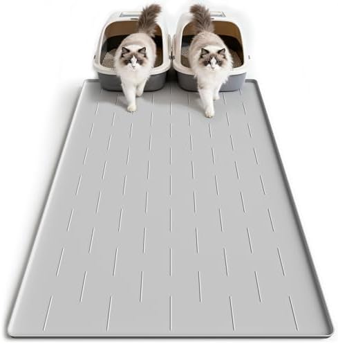 Pieviev Extra Large Silicone Litter Box Mat