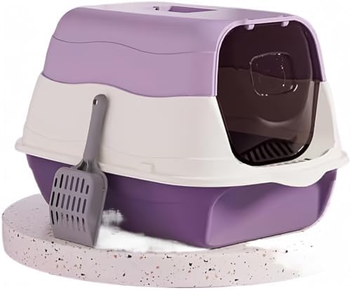Large Covered Litter Box With Lid