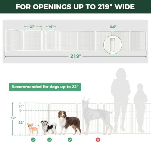 FXW Dog Gate, Extra Wide Adjustable