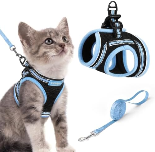 rabbitgoo Cat Harness and Leash Set, Step-in Soft Vest