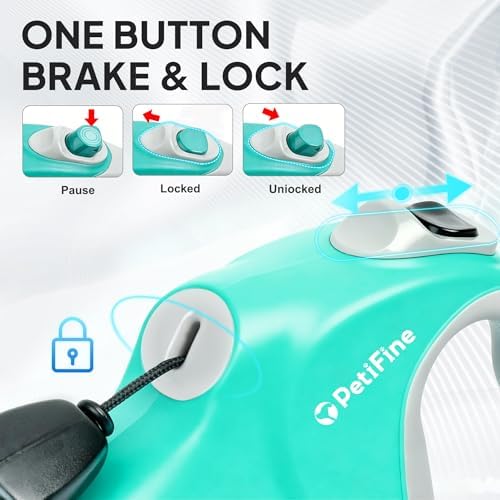 PetiFine 30FT Retractable Dog Leash