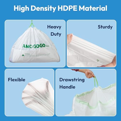 40 Pack Cat Litter Bags, Compatible