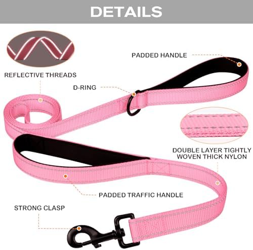 Joytale Dog Leash for Large Dogs that Pull, Double Handle