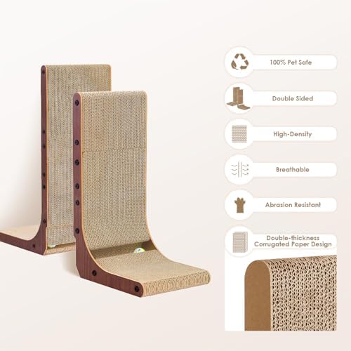 EHEYCIGA Cardboard Cat Scratcher