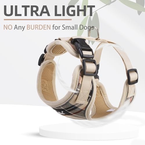 PUPTECK Small Dog Harness and Leash Set No Pull