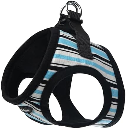 Bark Appeal Blue Stripe Step-in Dog Harness