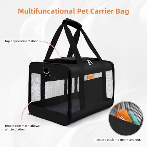 YUNIQUE Soft-Sided Cat & Dog Carrier
