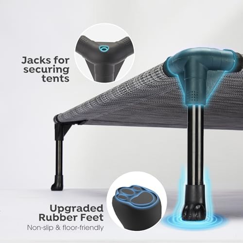 Veehoo 2 Pack Outdoor Elevated Dog Bed