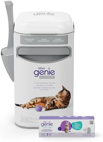 Litter Genie Platinum Stainless Steel Pail