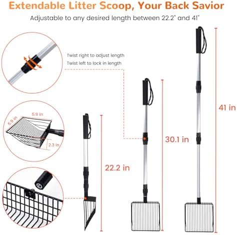 PETOCAT Metal Cat Litter Scoop