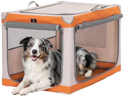 36" Collapsible Dog Crate for Large Dogs