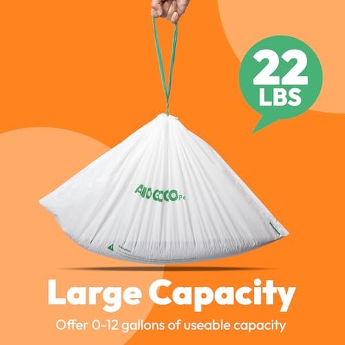 50 Pcs Litter Box Liner Bags, Compatible