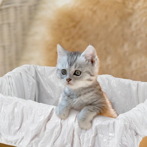 Honoson 200 Pcs Elastic Band Trash Bags