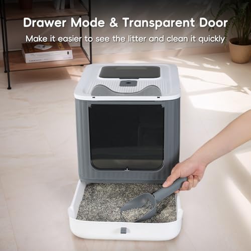 Foldable Enclosed Cat Litter Box