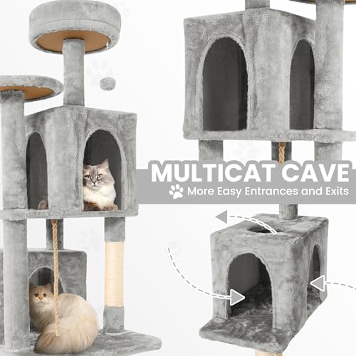 58.5inch Large Cat Tree Tower Condo