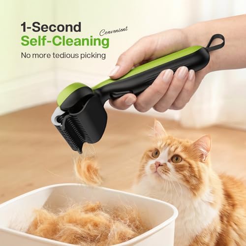 Pecute Self-Cleaning Undercoat Rake