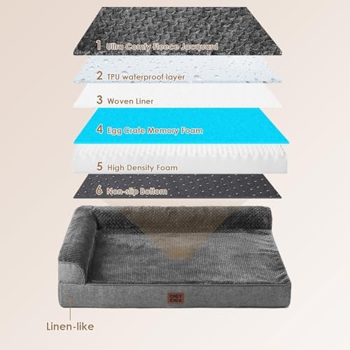EHEYCIGA XL Dog Bed Memory Foam