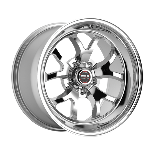 Weld S76 17x5 / 5x120 / 2.2 BS / 3.18 HB - Polished Center - Polished Shell - Non-BL Wheel