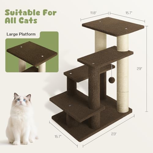 4-Step Pet Steps for Cats/Dogs, Cat Stairs