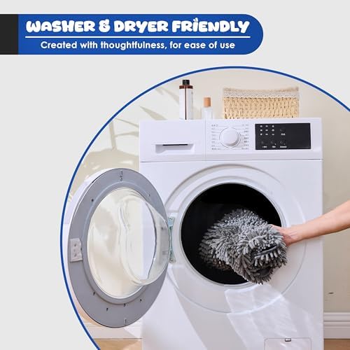 Dog Towel for Drying Dogs, Absorbent Microfiber Bath Towel, Hand Pockets