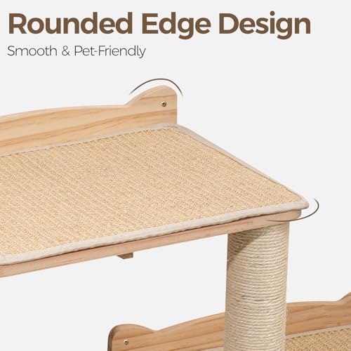 Cat Wall Shelves, 3-Tier Cat Shelves